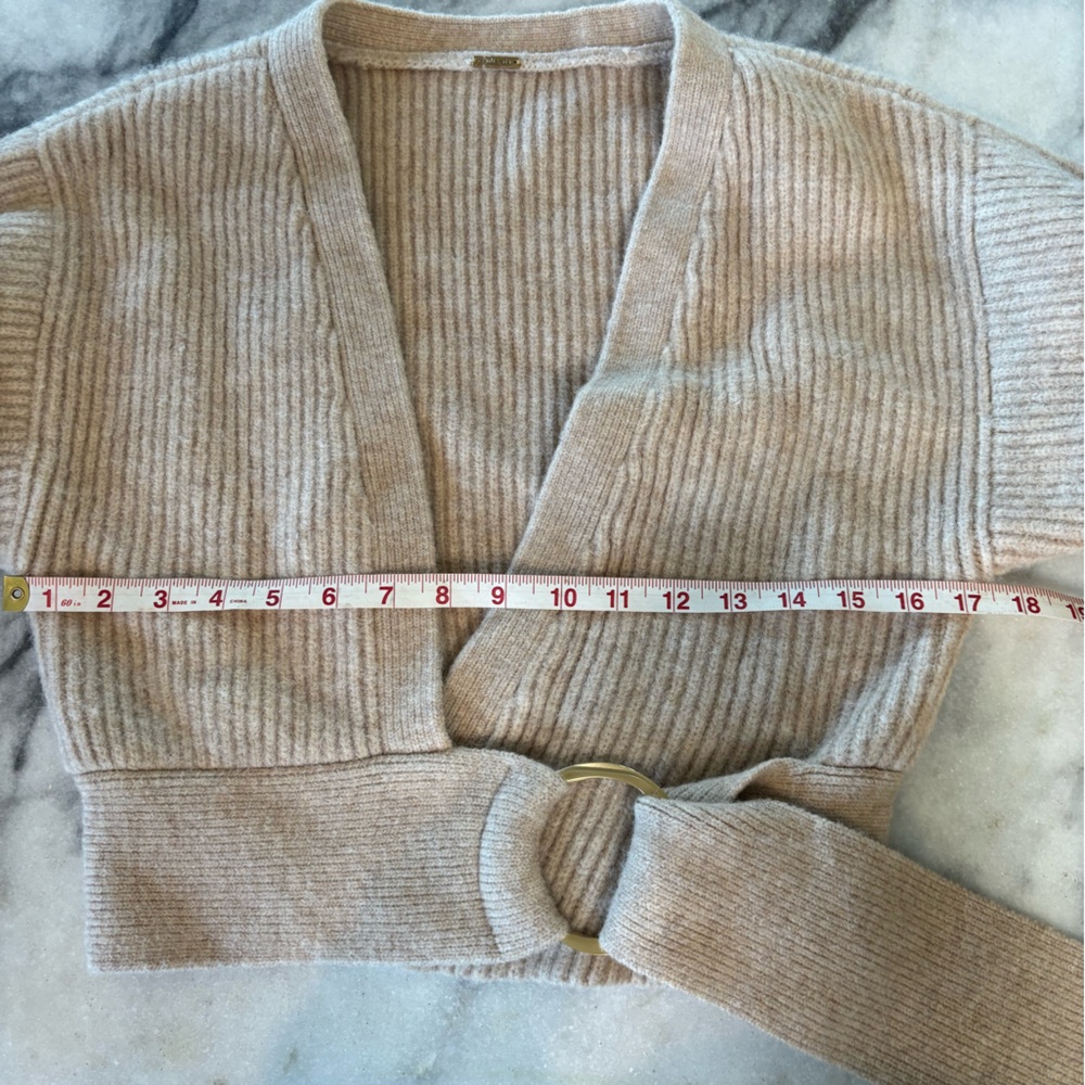 Cult Gaia Tully Wrap Belted Sweater Sz XS #0785 - Picture 7 of 8